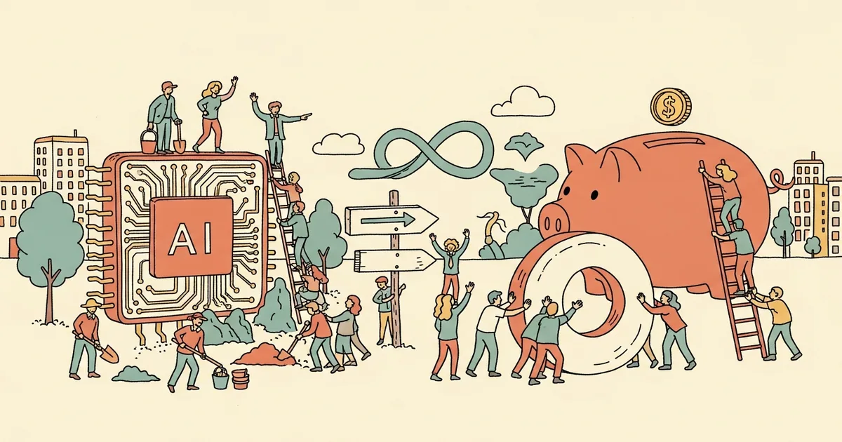 Editorial illustration for: Meta to Cut 8,000 Jobs on May 20 to Fund AI Infrastructure Spending