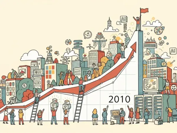 Editorial illustration for: Microsoft AI CEO Suleyman: AI Compute Grew 1 Trillion-Fold Since 2010