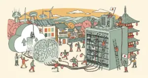 Editorial illustration for: Microsoft Commits $10 Billion to Japan's AI Infrastructure Through 2029