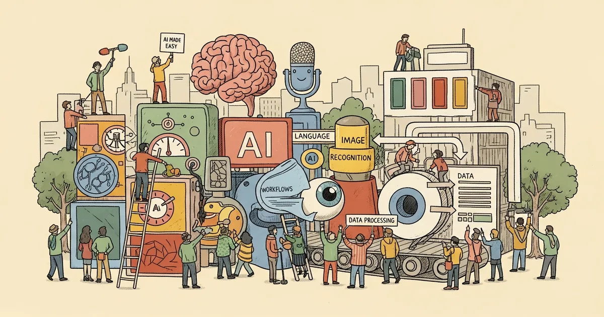 Editorial illustration for: Microsoft Made Multi-Model AI Workflows Available to Everyone — Not Just Developers