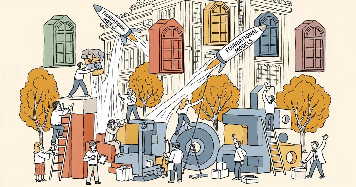 Editorial illustration for: Microsoft's MAI Division Ships Foundational Models Six Months After Formation