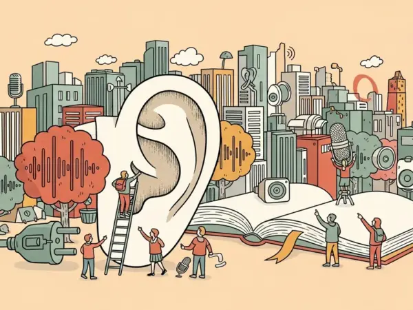 Editorial illustration for: Microsoft VibeVoice ASR Joins Hugging Face Transformers; TTS Code Pulled After Misuse