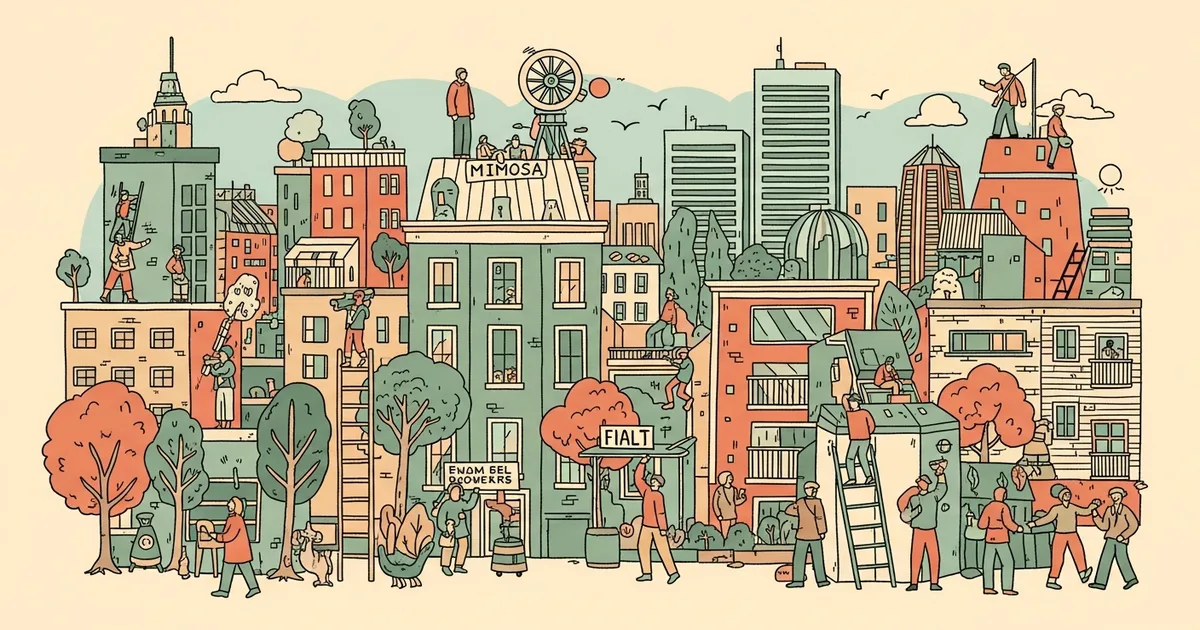 Editorial illustration for: Mimosa Framework: Toward Evolving Multi-Agent Systems for Scientific Research