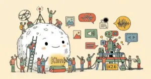 Editorial illustration for: Moonshot AI Open-Sources Kimi K2.6, a Multimodal Agentic MoE Model