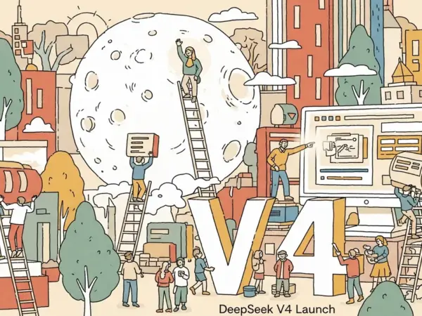 Editorial illustration for: Moonshot AI Releases Coding Model Ahead of DeepSeek V4 Launch