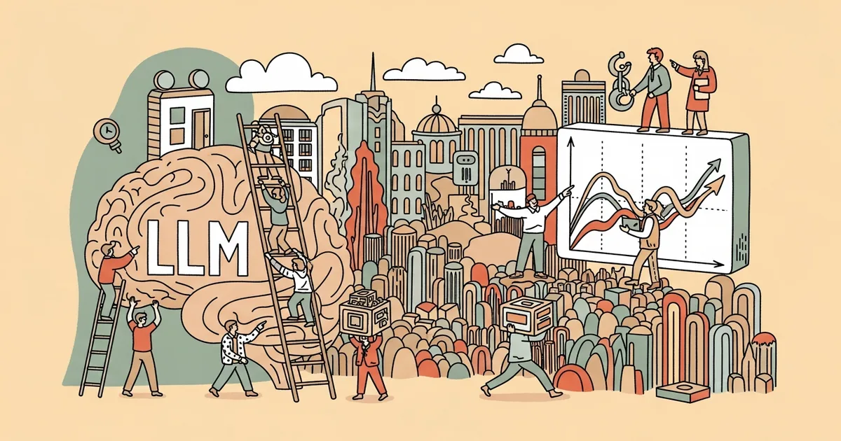 Editorial illustration for: Multi-Agent LLMs for Adaptive Acquisition in Bayesian Optimization