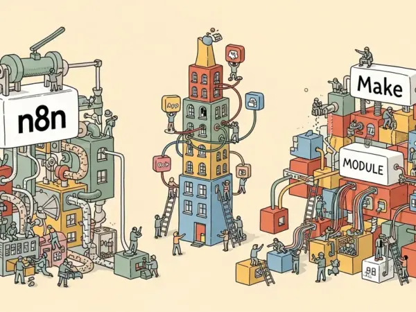 Editorial illustration for: n8n vs Zapier vs Make 2026: The Workflow Automation Showdown