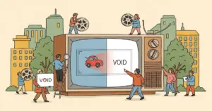 Editorial illustration for: Netflix Releases VOID, Its First Public AI Model for Removing Objects From Video