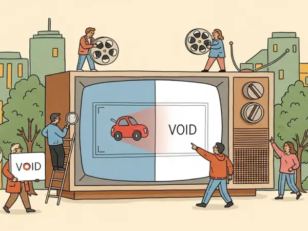 Editorial illustration for: Netflix Releases VOID, Its First Public AI Model for Removing Objects From Video