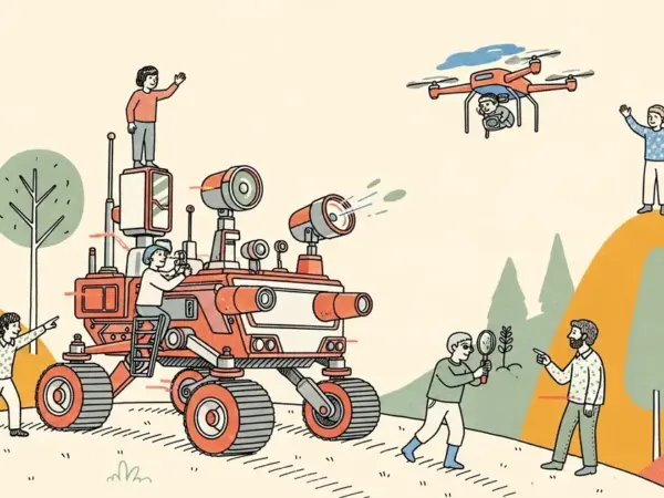 Editorial illustration for: Nomad: Autonomous Exploration and Discovery