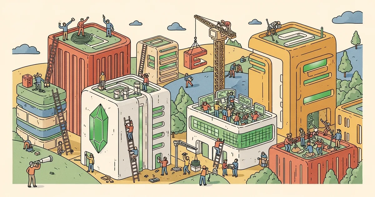 Editorial illustration for: Nvidia-Backed Firmus Technologies Raises $505M for APAC Data Centers