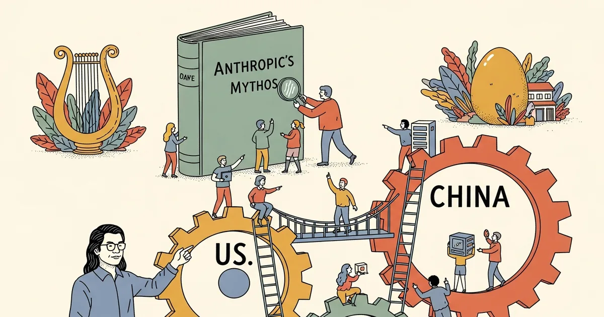 Editorial illustration for: Nvidia CEO Jensen Huang Urges US-China AI Safety Talks, Citing Anthropic's Mythos Advance