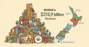 NVIDIA Posted $215.9 Billion in Revenue — More Than New Zealand’s GDP