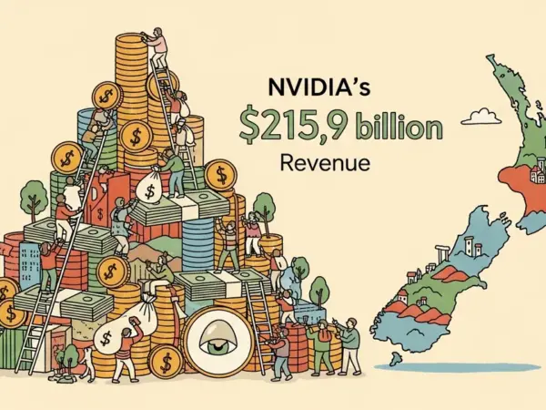 NVIDIA Posted $215.9 Billion in Revenue — More Than New Zealand’s GDP