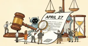 Editorial illustration for: OpenAI Accuses Musk of Staging a 'Legal Ambush' Before April 27 Trial