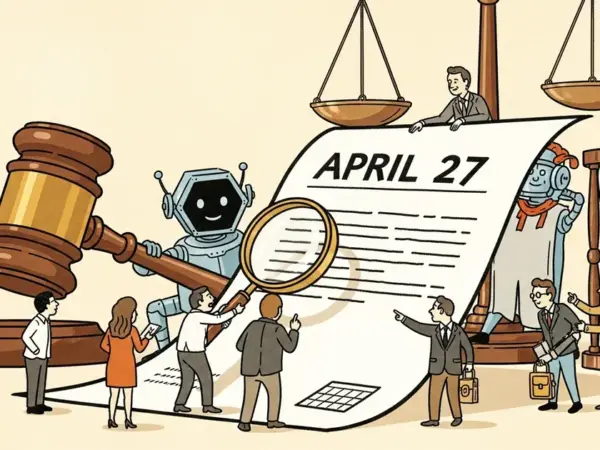 Editorial illustration for: OpenAI Accuses Musk of Staging a 'Legal Ambush' Before April 27 Trial