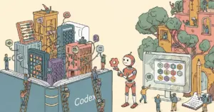Editorial illustration for: OpenAI Adds Computer Use, 111 Plugins to Codex as Super App Foundation