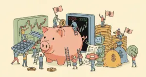 Editorial illustration for: OpenAI Just Bought Its Way Into Your Bank Account — ChatGPT Is About to Become Your Financial Adv