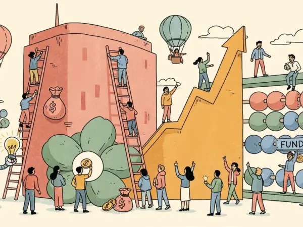 Editorial illustration for: OpenAI closes funding round at an $852B valuation