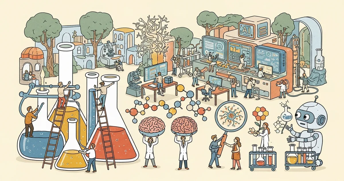 Editorial illustration for: OpenAI Just Committed $100 Million to Solve Alzheimer's With AI — The Largest AI Drug Discovery G