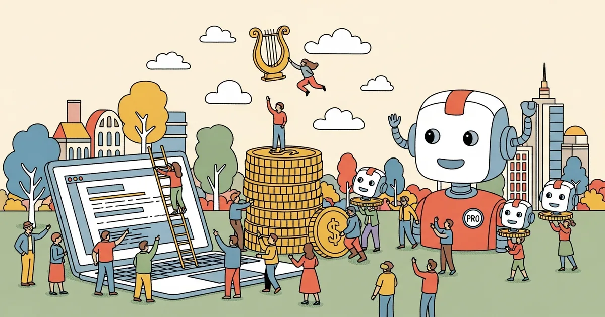 Editorial illustration for: OpenAI Launches $100/Month ChatGPT Pro Tier to Rival Anthropic's Claude Code