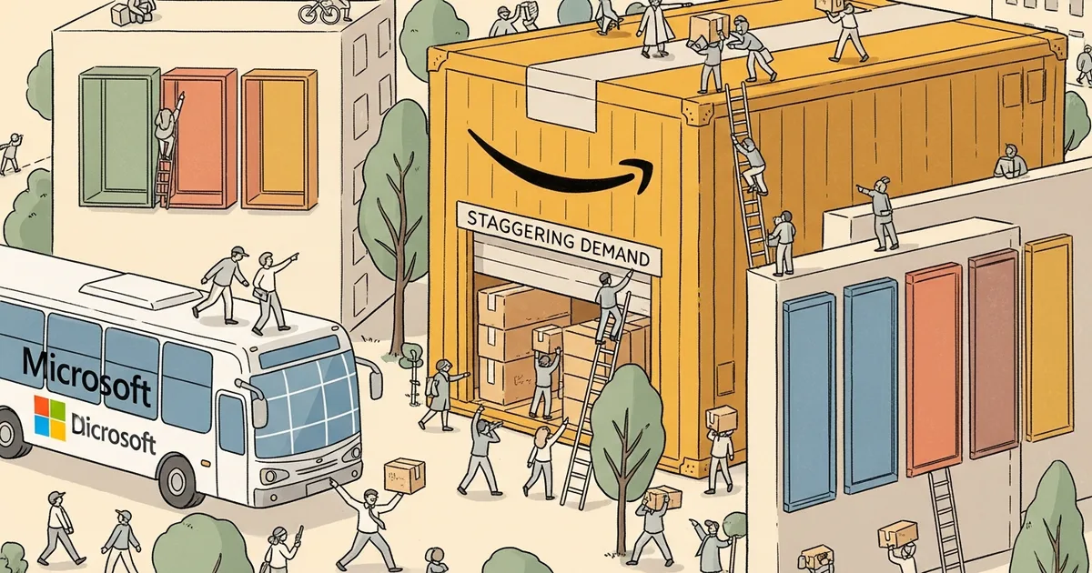 Editorial illustration for: OpenAI's Top Sales Exec Just Threw Microsoft Under the Bus — Amazon Demand Is 'Staggering'