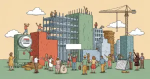 Editorial illustration for: OpenAI Pauses Stargate UK Data Center Expansion, Citing Energy Costs Ahead of IPO