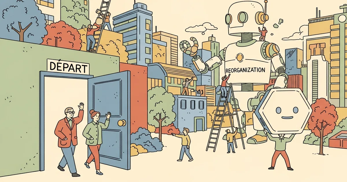 Editorial illustration for: OpenAI's Former Product Chief and Sora Team Lead Depart Amid Reorganization