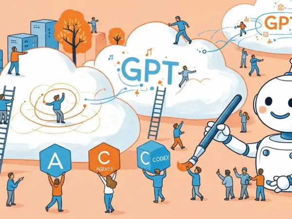 Editorial illustration for: OpenAI's GPT-5.4 and Codex Integrated Into Cloudflare Agent Cloud