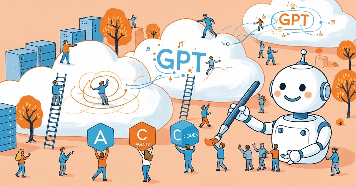 Editorial illustration for: OpenAI's GPT-5.4 and Codex Integrated Into Cloudflare Agent Cloud