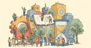 Editorial illustration for: OpenAI's Pachocki Says AI Progress 'Surprisingly Slow,' Forecasts Major Gains