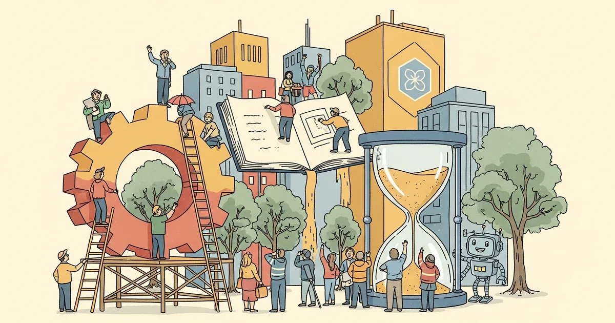 Editorial illustration for: OpenAI's Pachocki Says AI Progress 'Surprisingly Slow,' Forecasts Major Gains