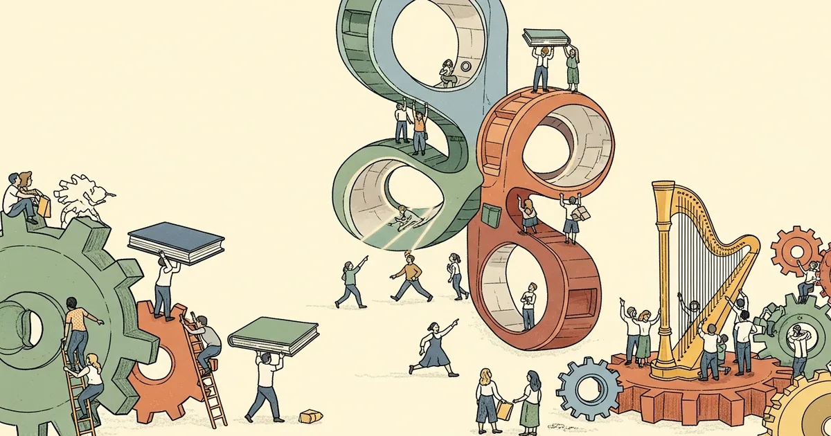 Editorial illustration for: OpenMythos Proposes Claude Mythos Runs on Looped Transformer Architecture