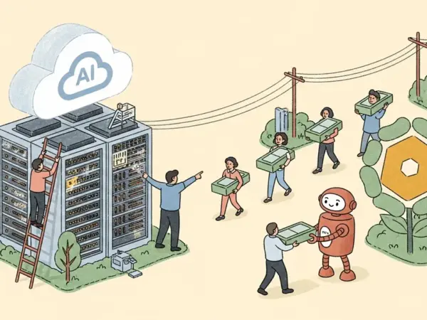 Editorial illustration for: Oracle Closes $16B AI Data Center Financing to Power OpenAI in Michigan