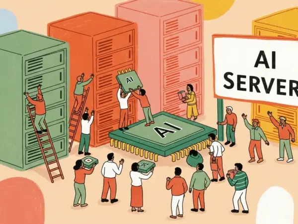 Editorial illustration for: Oracle Started Firing 30,000 People This Week — To Buy More AI Servers