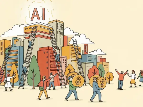 Editorial illustration for: Oracle reportedly lays off thousands of employees to bankroll its massive AI infrastructure bet