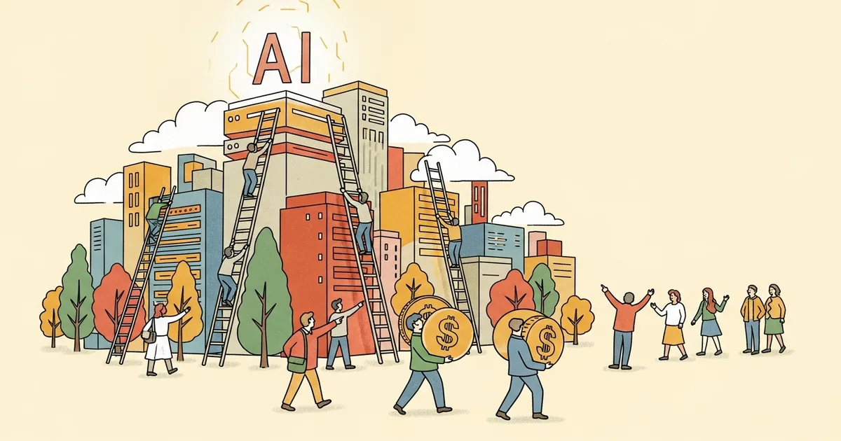 Editorial illustration for: Oracle reportedly lays off thousands of employees to bankroll its massive AI infrastructure bet