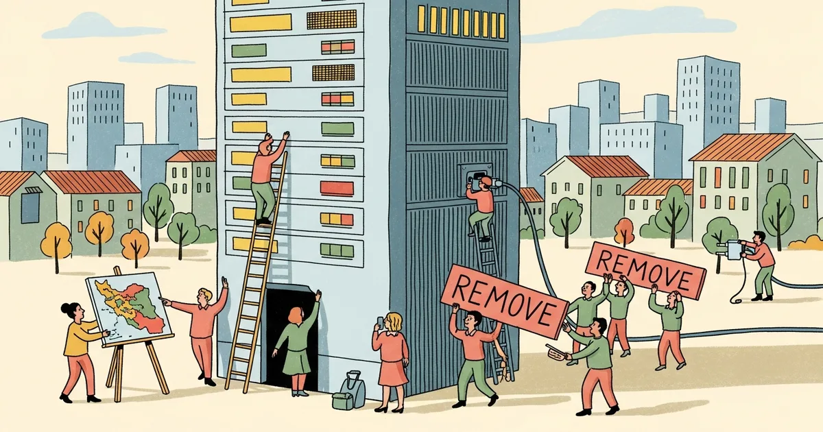 Editorial illustration for: Pentagon Orders Claude AI Removed in 180 Days — Then Used It in Iran