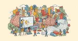 Editorial illustration for: Perplexity AI Machine Accused of Sharing Data With Meta, Google