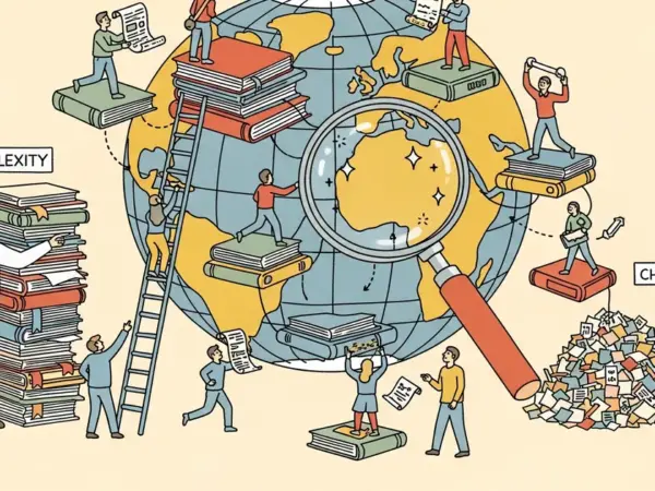 Editorial illustration for: Stop Using ChatGPT for Research — Perplexity Gets 15% of All AI Traffic for a Reason