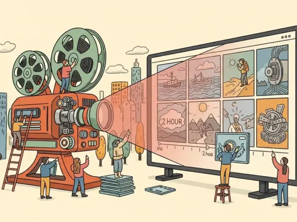 Editorial illustration for: Qwen 3.5 Can Analyze 2-Hour Videos End-to-End — Multimodal AI Goes Long-Form
