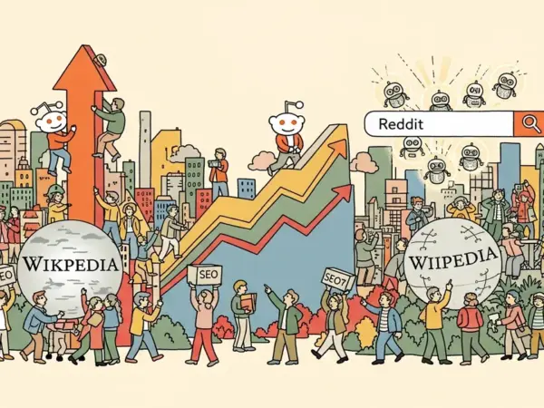 Editorial illustration for: Reddit Is Now Cited More Than Wikipedia by AI Search Engines — This Changes SEO Forever