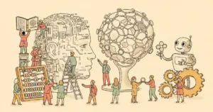 Editorial illustration for: Researchers Say US Is Repeating Its ChatGPT Mistake With World Models