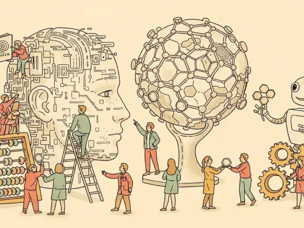 Editorial illustration for: Researchers Say US Is Repeating Its ChatGPT Mistake With World Models
