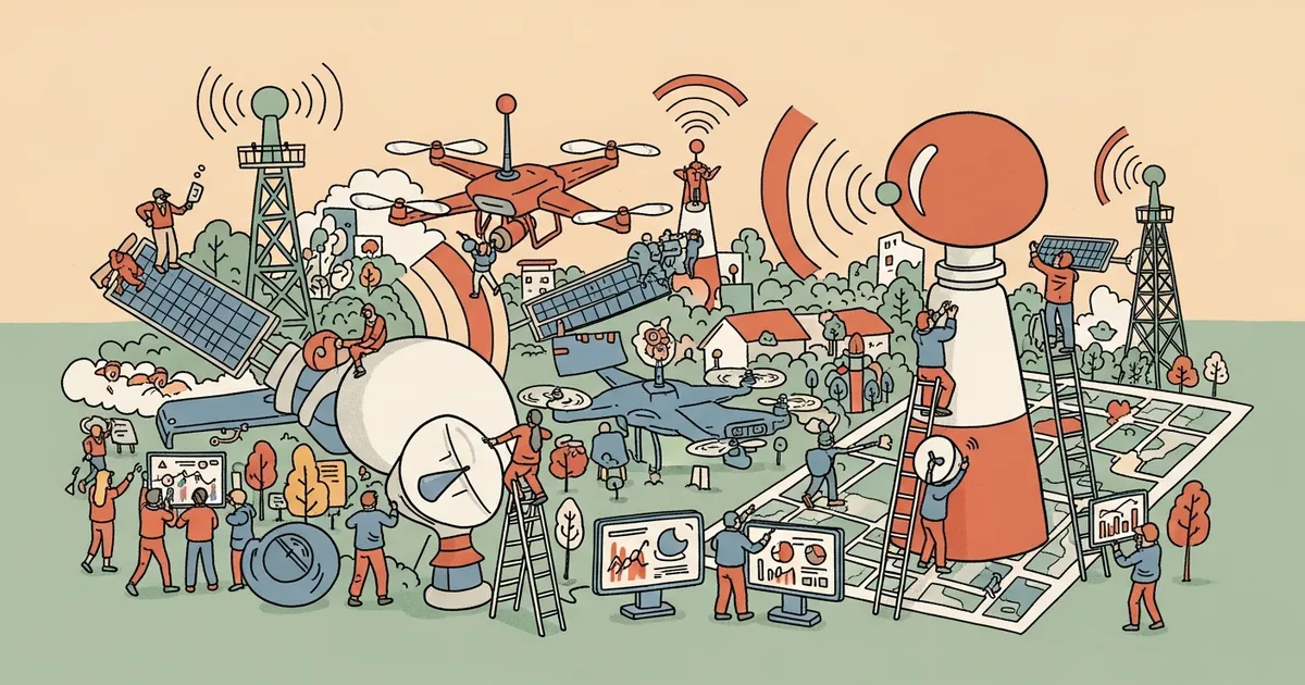 Editorial illustration for: Robust Multi-Agent Reinforcement Learning for Small UAS Separation Assurance under GPS Degradatio