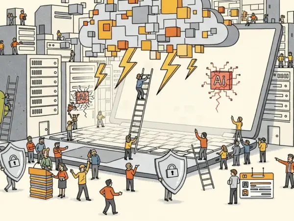 Editorial illustration for: The World's Biggest Cybersecurity Conference Just Declared an AI Security Crisis — And They're Ri