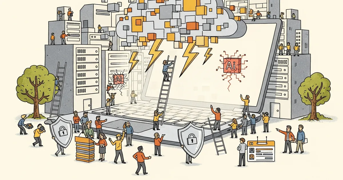 Editorial illustration for: The World's Biggest Cybersecurity Conference Just Declared an AI Security Crisis — And They're Ri