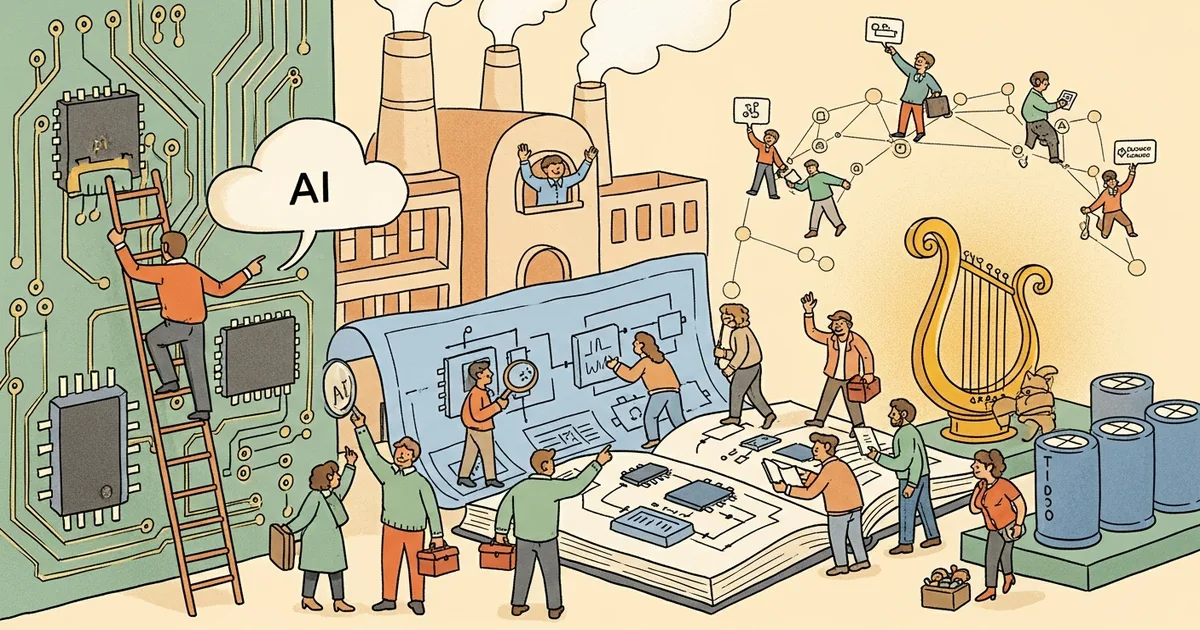 Editorial illustration for: Schematik Raises $4.6M to Bring AI-Guided Hardware Design to Non-Engineers as Anthropic Launches