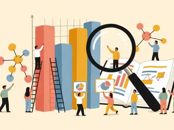 Editorial illustration for: SciVisAgentBench: A Benchmark for Evaluating Scientific Data Analysis and Visualization Agents