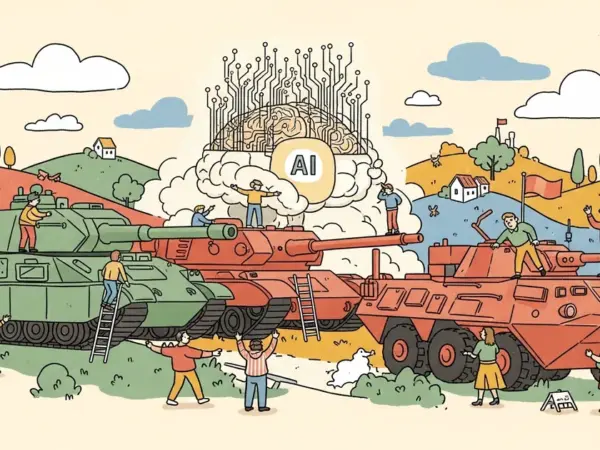 Editorial illustration for: Scout AI Raises $100M Series A for Autonomous Military Vehicle AI